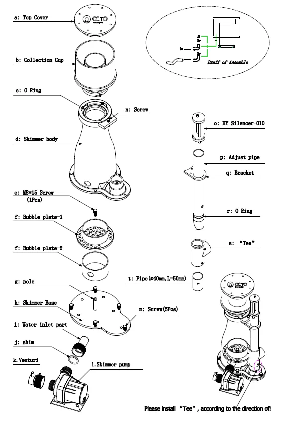 Reef Octopus Elite 220-INT Protein Skimmer - for aquariums up to 2000 liter - Image 6