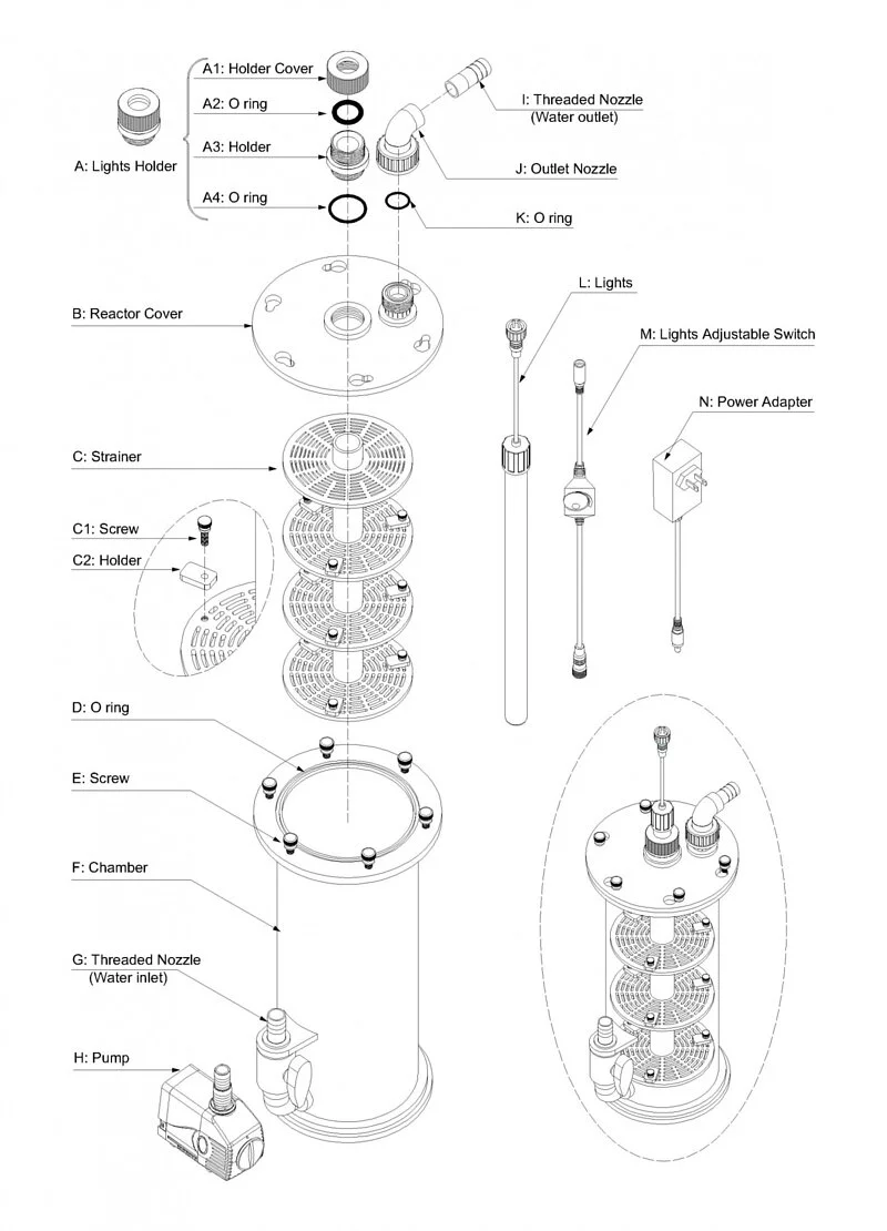 Reef Octopus Lights Reactor - Image 6