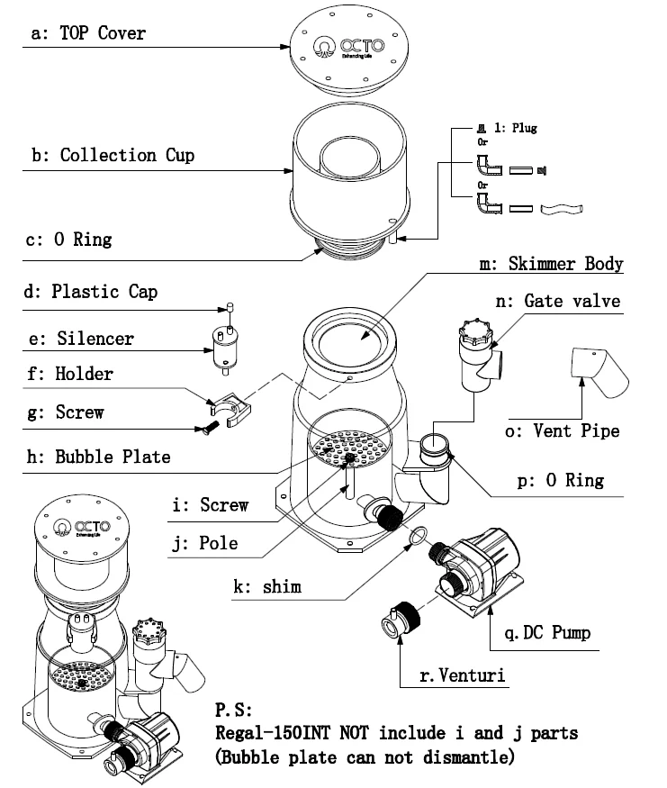 Reef Octopus Regal 300-INT Protein Skimmer – for aquarium up to 2800 liter - Image 4