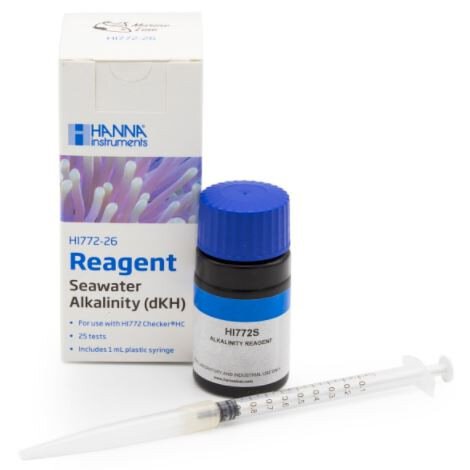 Hanna Marine Alkalinity (dKH) Reagents HI772-26 (25 tests)
