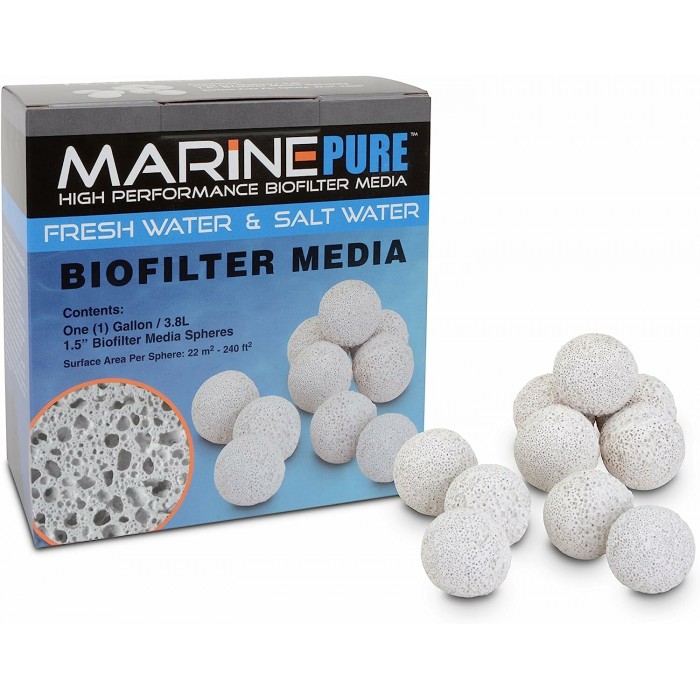 Marine Pure Biofilter Media 1.5" Sphere