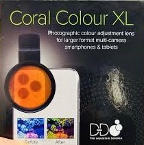 D-D Coral Colour Lens XL