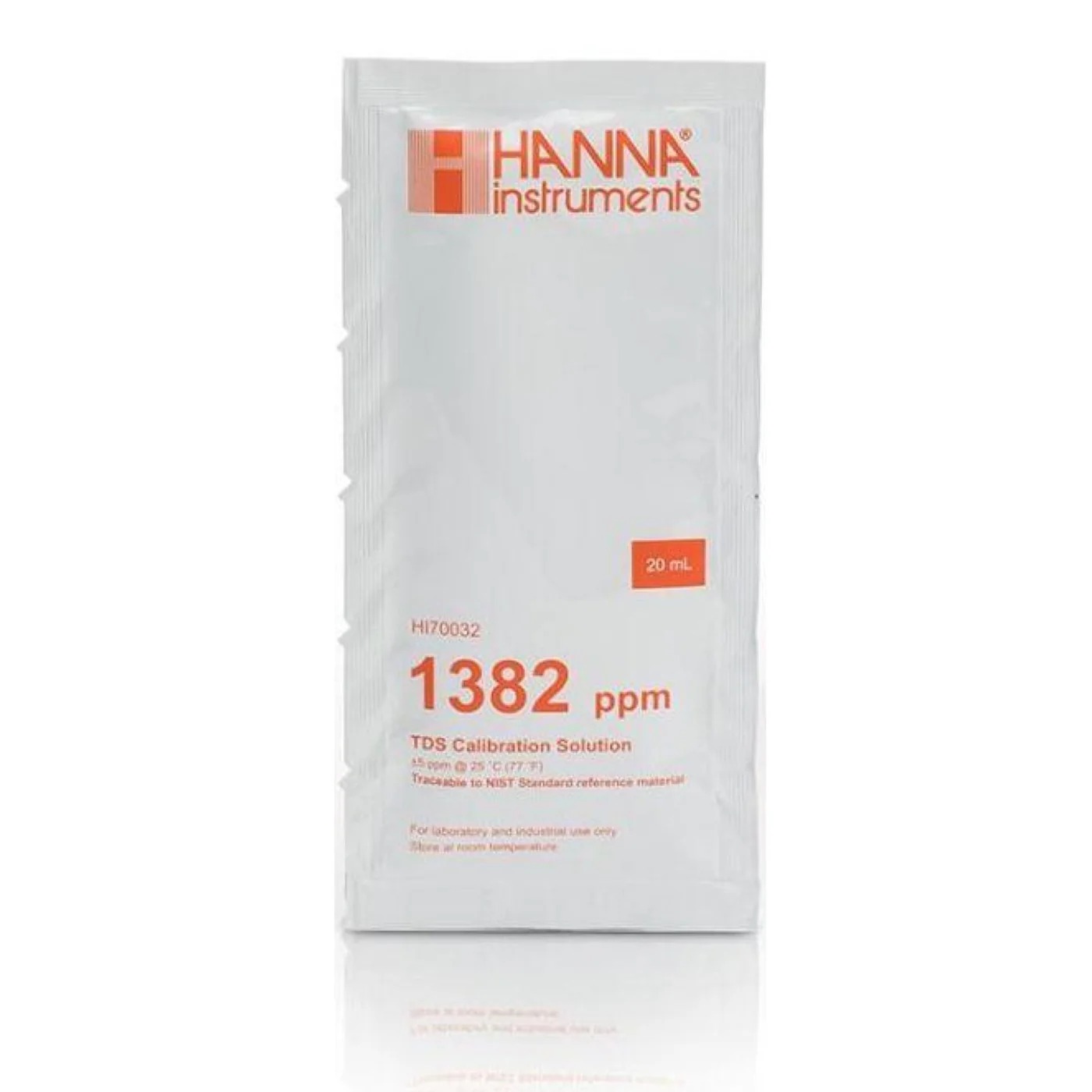 Hanna 1382 mg/L (ppm) TDS Calibration Solution 20ml