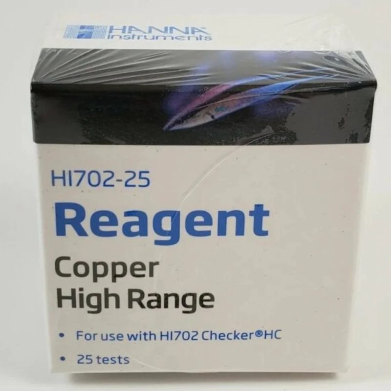 Hanna High Range Copper Checker Reagent HI702-25 (25 Tests)