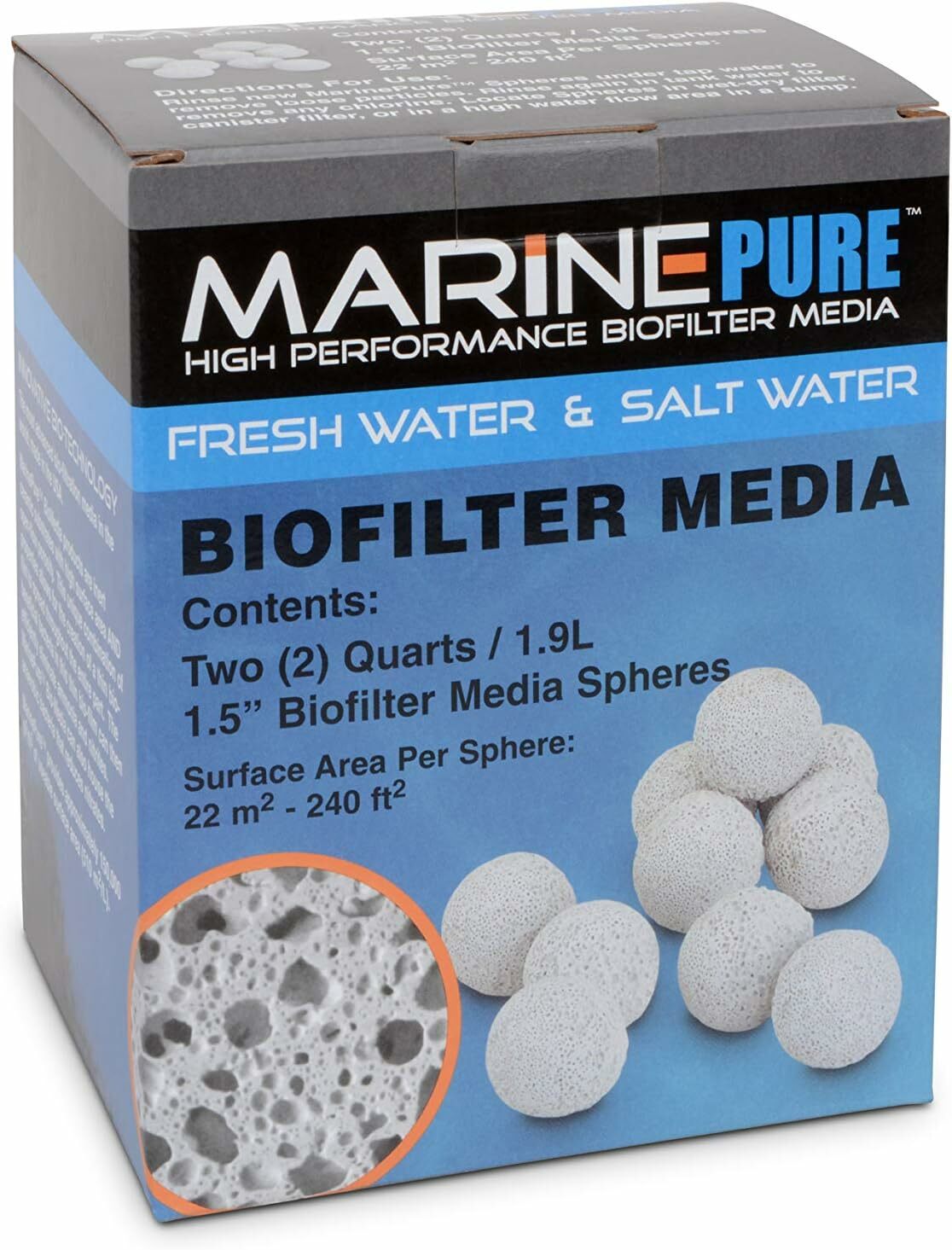 Marine Pure Biofilter Media 1.5" Sphere - Image 4