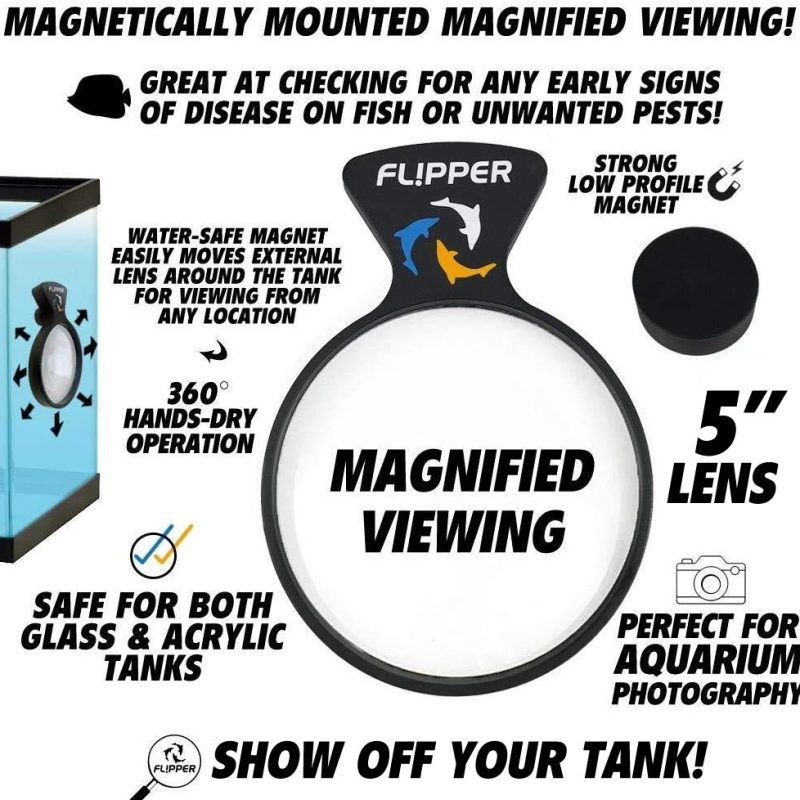Flipper DeepSee Magnified Magnetic Aquarium Viewer