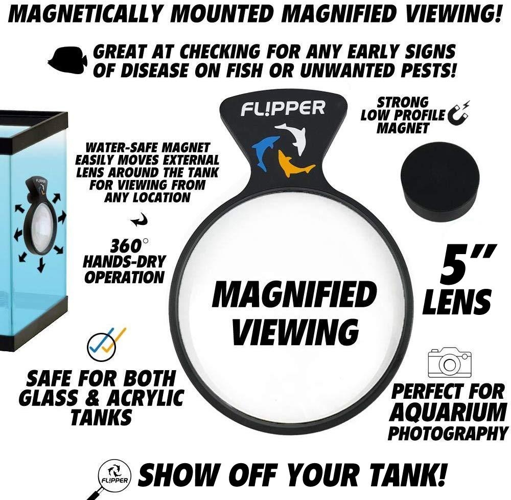 Flipper DeepSee Magnified Magnetic Aquarium Viewer