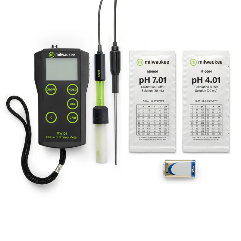 Milwaukee MW102 PRO+ 2-in-1 pH and Temperature Meter with ATC - Image 3