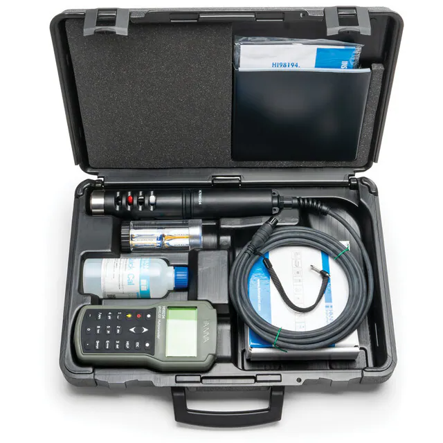 Hanna Multiparameter pH/EC/TDS/Salinity/DO/Pressure/ Temperature Waterproof Meter HI98194 - Image 3
