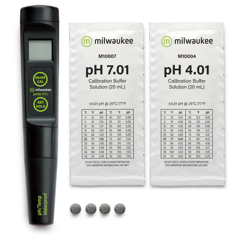 Milwaukee PH55 PRO Waterproof pH & Temperature Tester with ATC & a Replaceable Probe - Image 5
