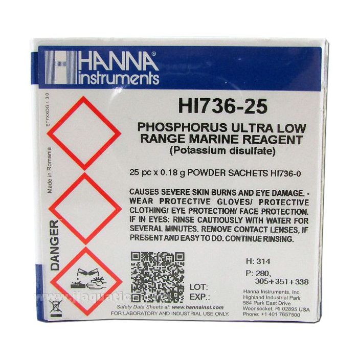Hanna Marine Phosphorus Ultra Low Range Reagents (25 Tests) - HI736-25 - Image 3